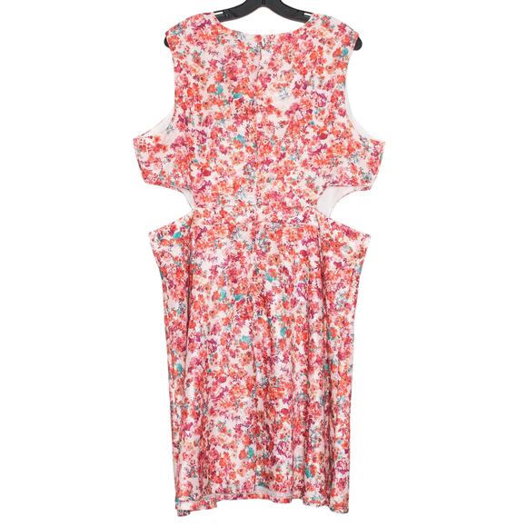 Mackenzie & James Dress Floral Cut Out Cottage Romantic Feminine Boho Pink 3X - Picture 3 of 3